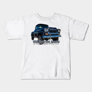 1958 Chevrolet Apache 31 Half Ton Stepside Pickup Truck Kids T-Shirt